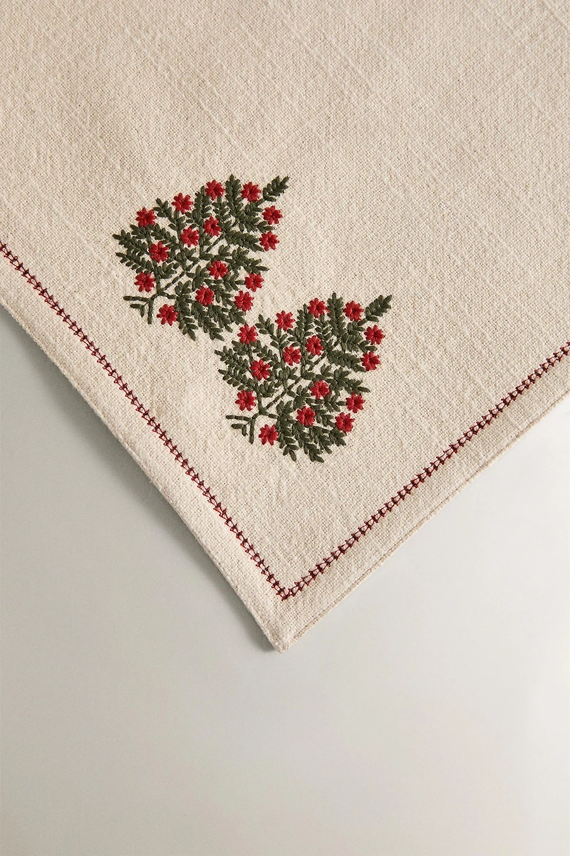 COTTON CHRISTMAS TREE PLACEMAT