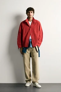 LIGHTWEIGHT TECHNICAL REGULAR FIT OVERSHIRT