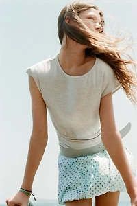 POLKA DOT BALLOON SKIRT