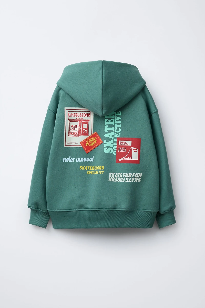 SWEAT À PIÈCES SKATE