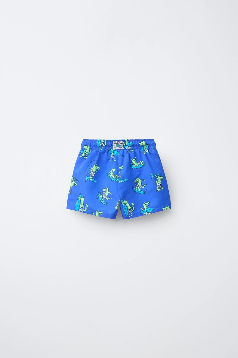 2-6 YEARS/ CROCODILE SWIM SHORTS