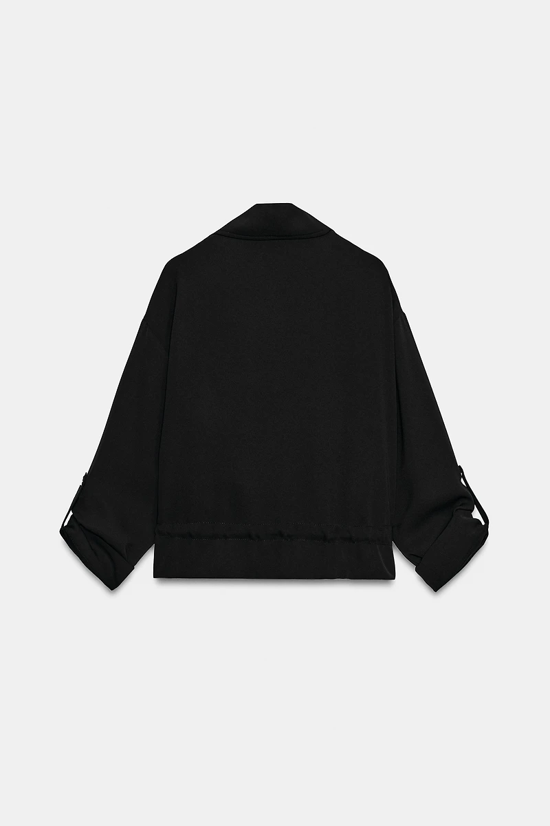 ROLLED-SLEEVE SAFARI JACKET