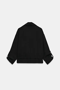 ROLLED-SLEEVE SAFARI JACKET