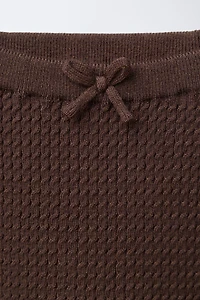 CABLE KNIT LEGGINGS