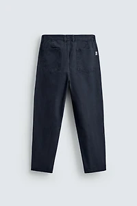 PANTALON CARROT FIT DÉLAVÉ