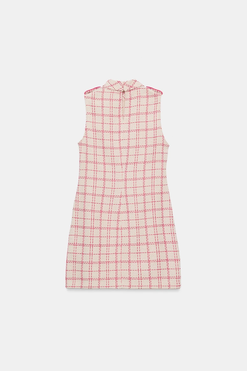SHORT TEXTURED DRESS