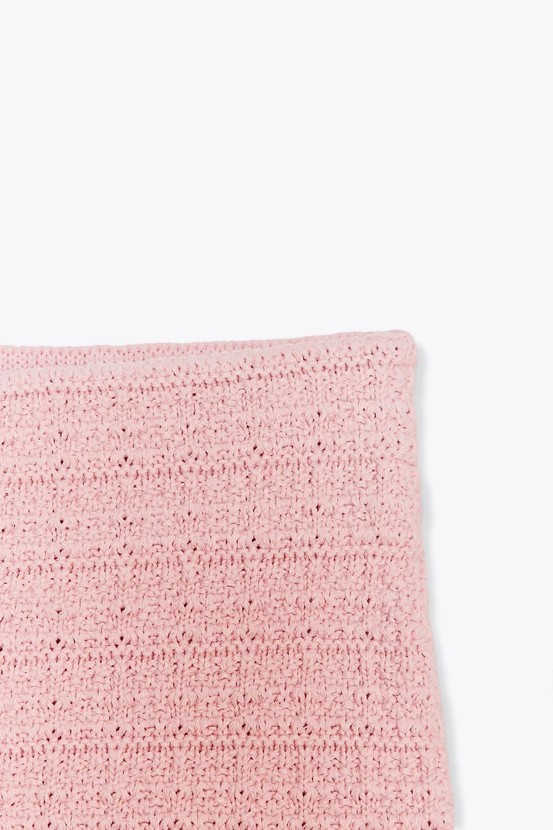 COMBINED KNIT SKIRT