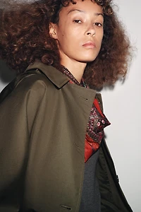 ZW COLLECTION WATER REPELLENT TRENCH COAT