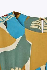 ZW COLLECTION PRINTED MIDI DRESS