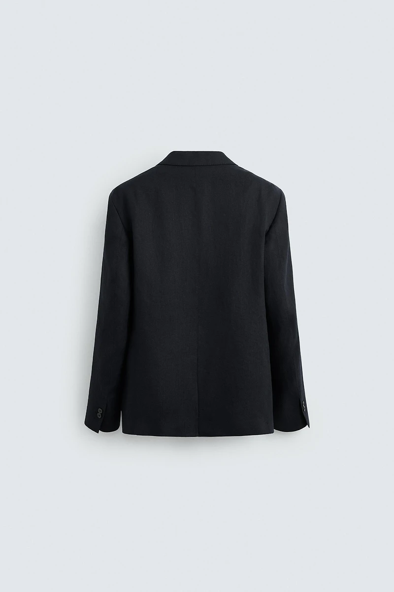 100% LINEN SUIT BLAZER