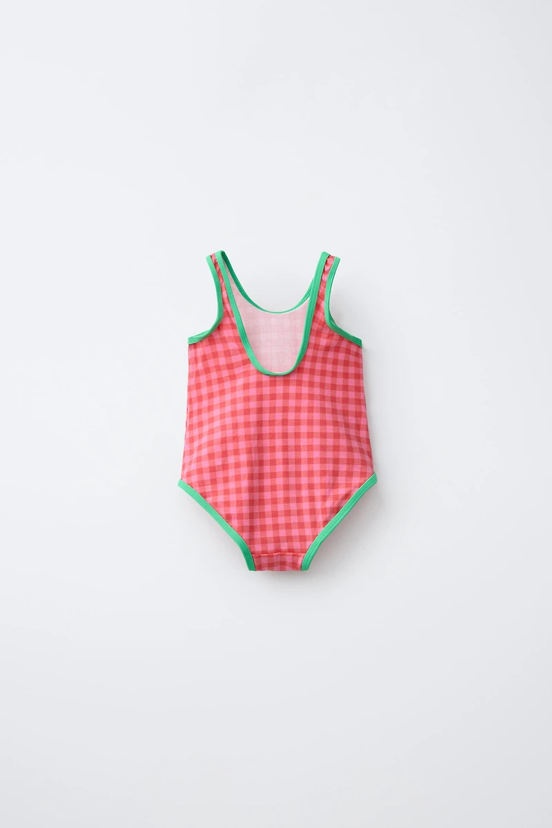 2-6 YEARS / CASA LAWA X ZARA KIDS PLAID SWIMSUIT