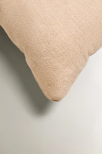 PLAIN TOPSTITCHED CUSHION