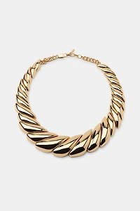COLLIER PIÈCES MÉTALLIQUES