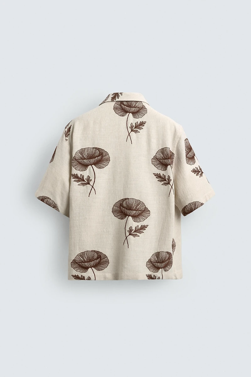CHEMISE BRODERIE FLORALE