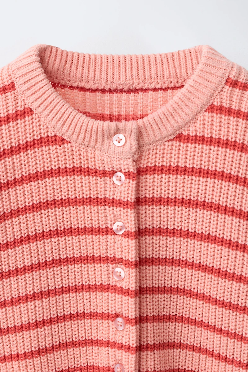 STRIPED CARDIGAN