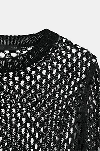 PULL EN MAILLE AJOURÉE