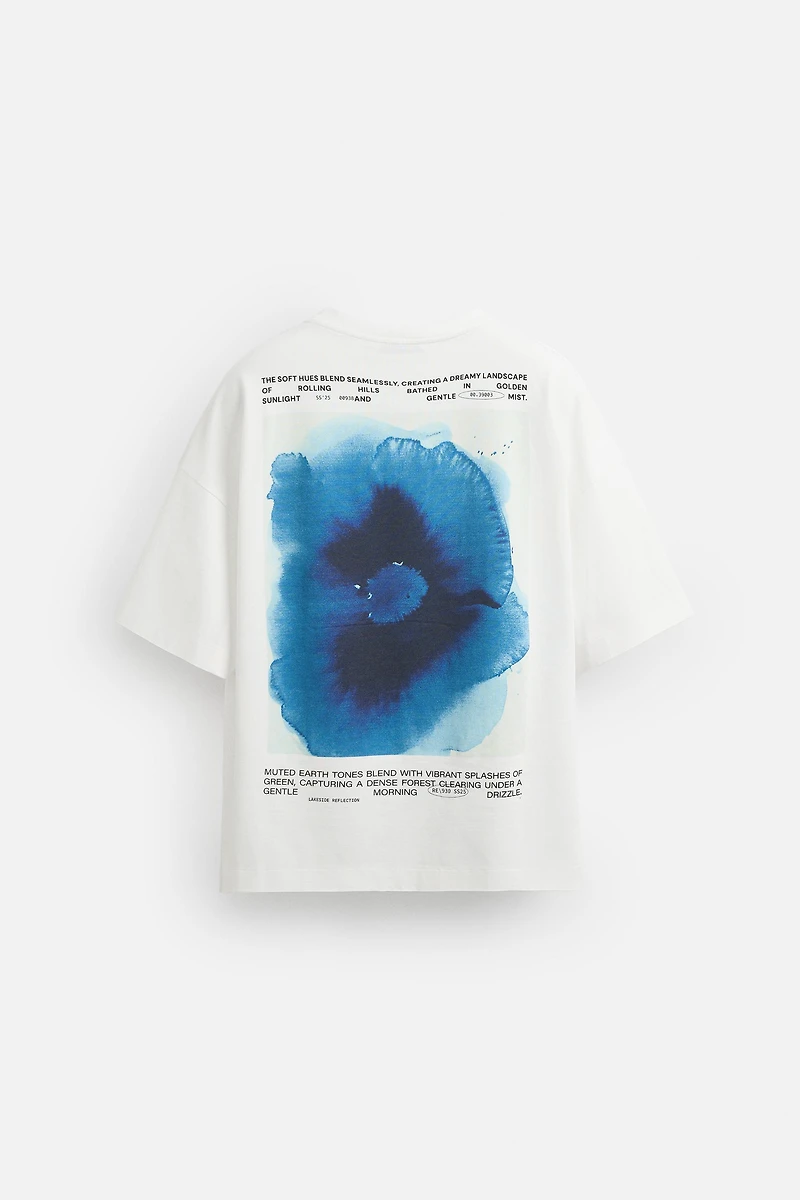 WATERCOLOR PRINT T-SHIRT