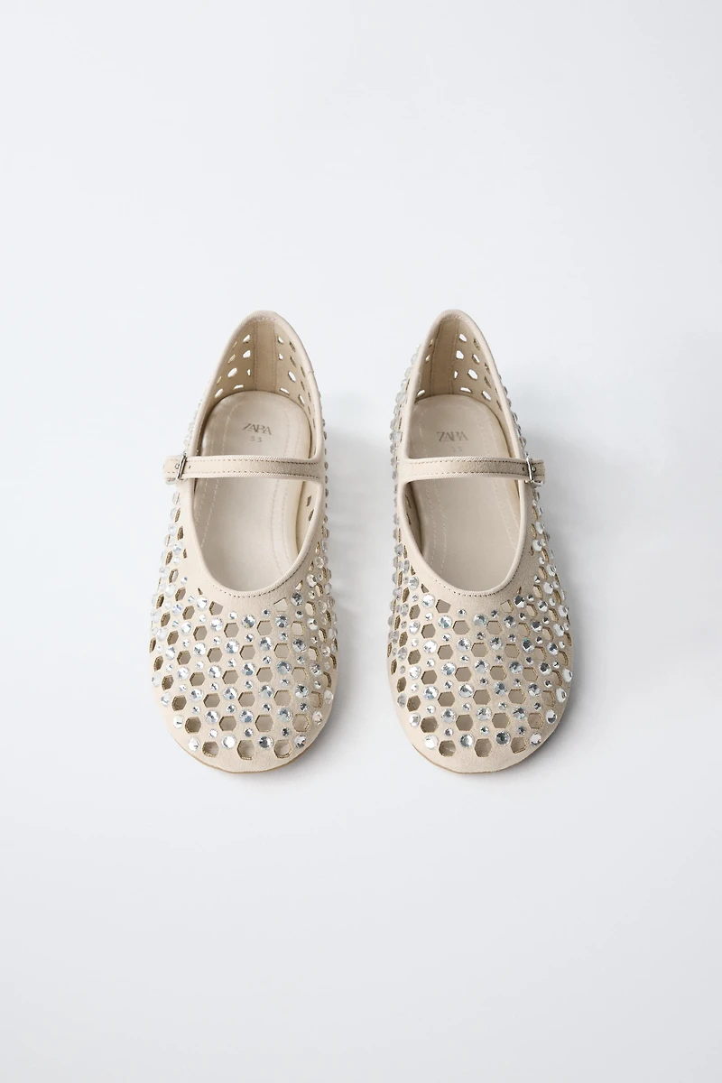 SPARKLY CUT-OUT MARY JANES