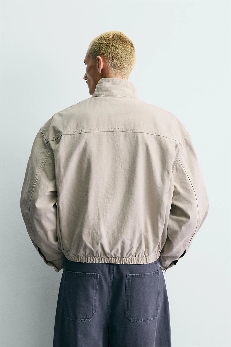 CROPPED FIT FIREMAN CLASP JACKET
