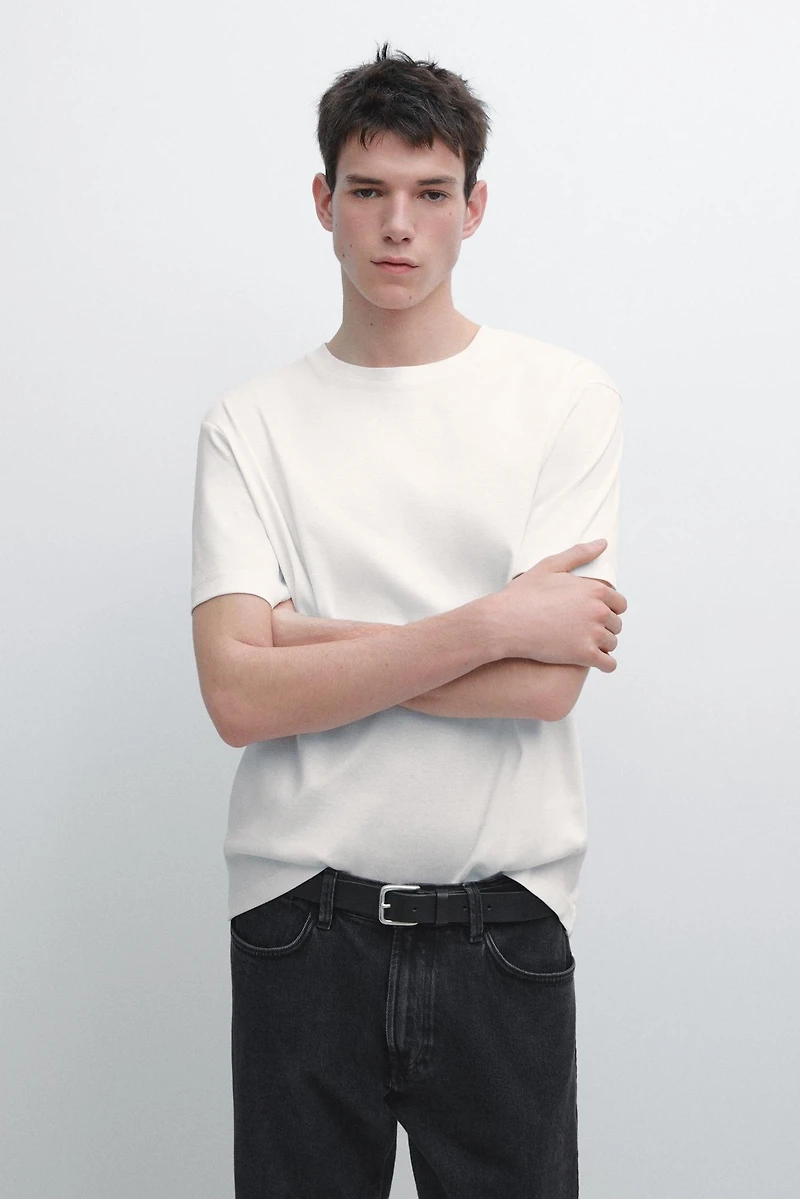 100% mercerised cotton T-shirt