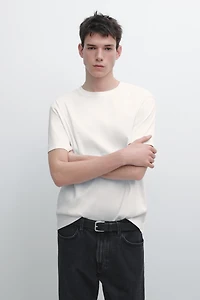 100% mercerised cotton T-shirt