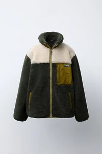 COLORBLOCK FLEECE JACKET