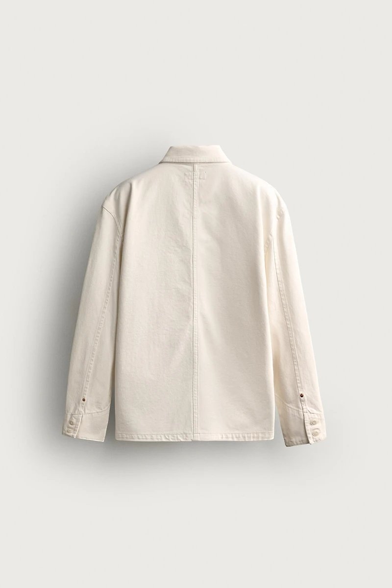 BLOUSON COUPE DÉCONTRACTÉE POCHES