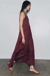 ZW COLLECTION SATIN LONG DRESS