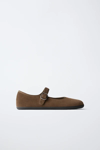 LEATHER BAREFOOT BALLET FLATS