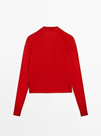 Cardigan multiposition 100 % laine - STUDIO