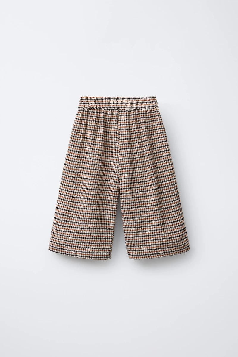 PLAID CULOTTES