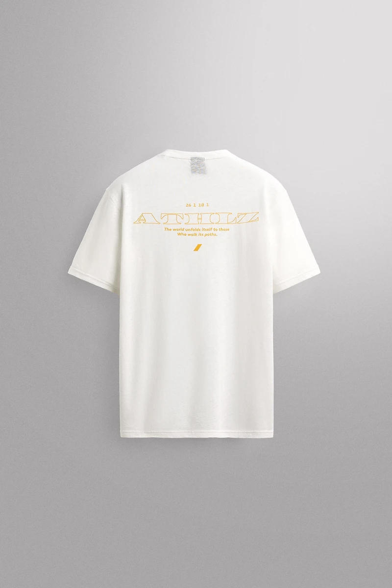 LINEN - COTTON PRINT T-SHIRT