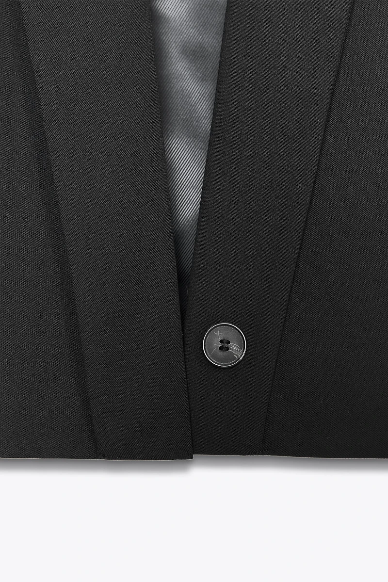 SHORT LAPEL VEST
