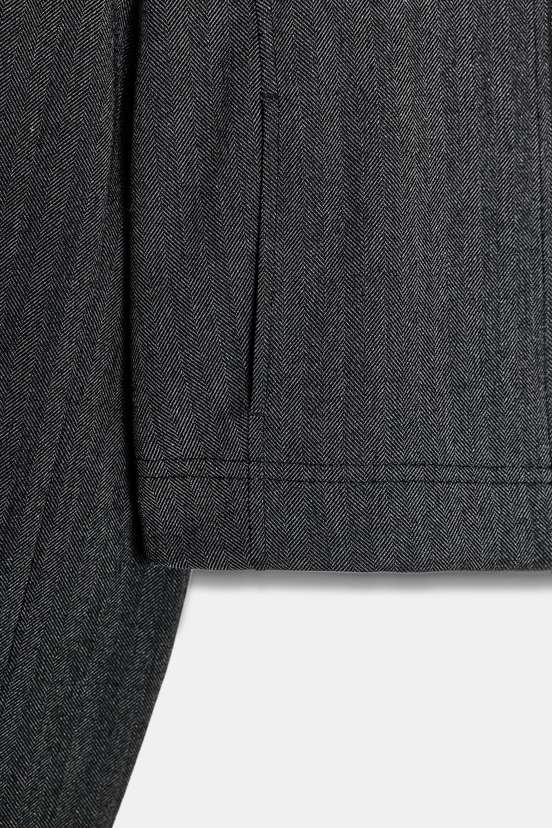 BLAZER COURT À CHEVRONS