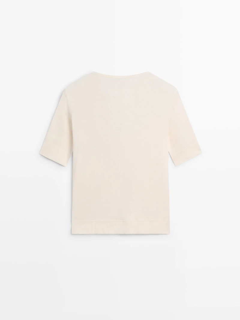 Cotton blend T-shirt