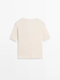 Cotton blend T-shirt