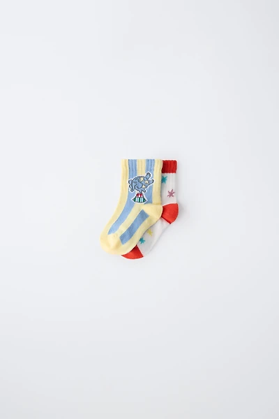 THREE-PACK OF SHORT CIRCUS SOCKS