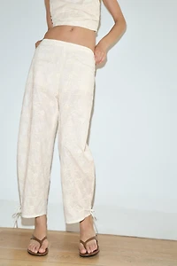 PANTALON BOUFFANT BRODÉ À PAILLETTES