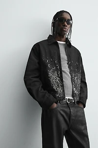 CROPPED SEQUIN JACKET