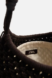 SAC SHOPPER MACRAMÉ