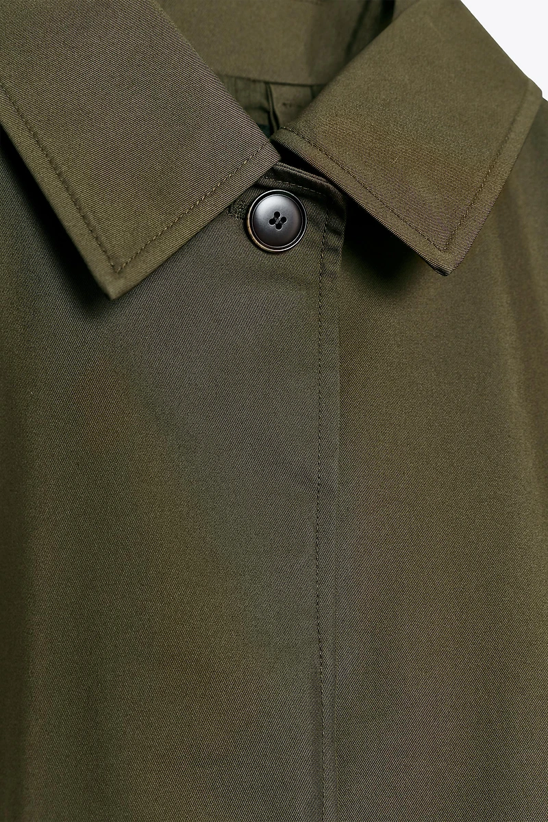 WATER REPELLENT TRENCH COAT ZW COLLECTION