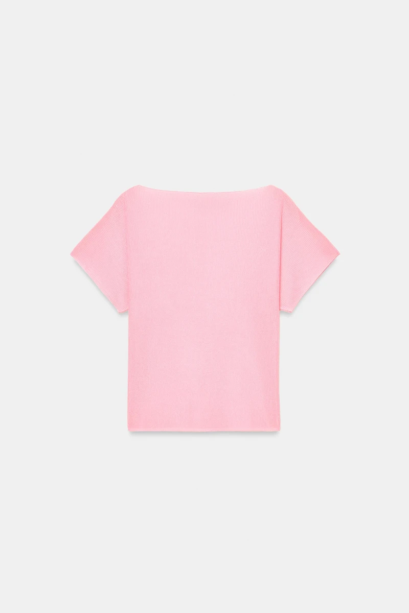 RIBBED KNIT TOP