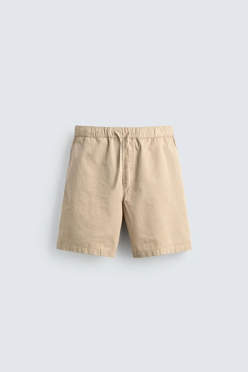 WASHED REGULAR FIT SHORTS