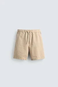 WASHED REGULAR FIT SHORTS