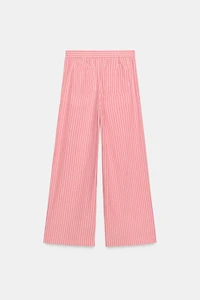 WIDE STRIPED PANTS