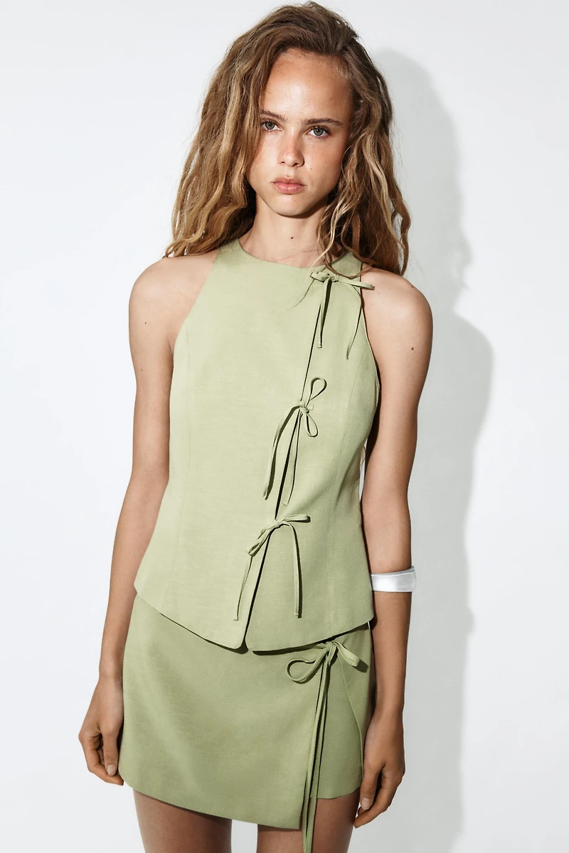 TIED SKORT