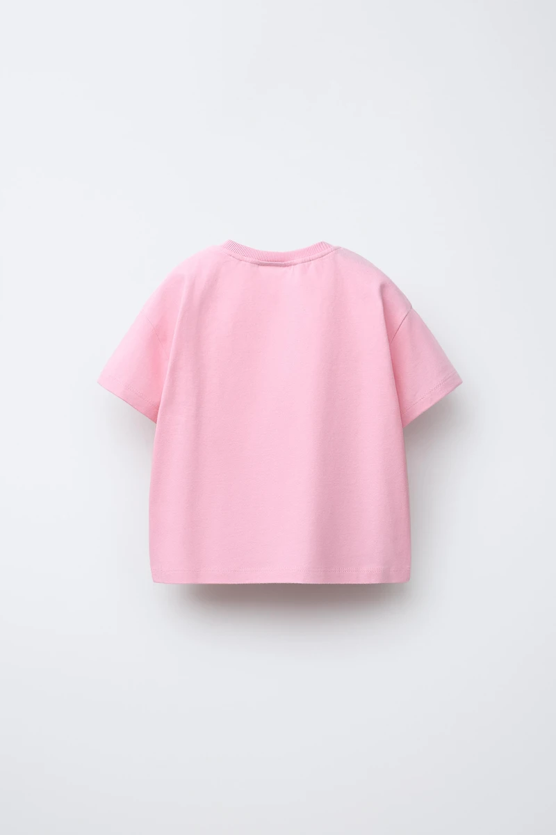 T-SHIRT CŒUR ASSEMBLÉ POPELINE