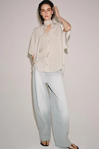 CHEMISE FLUIDE À NŒUD COLLECTION ZW