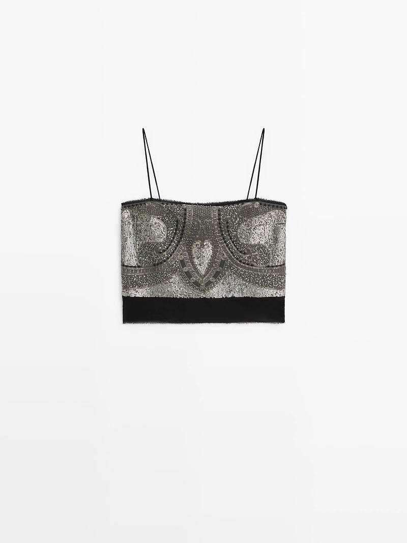 Top with embroidered details - STUDIO