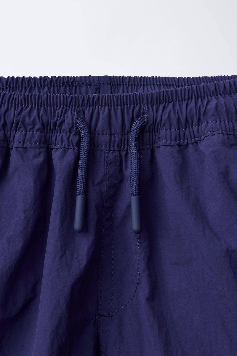 PLAIN NYLON SHORTS